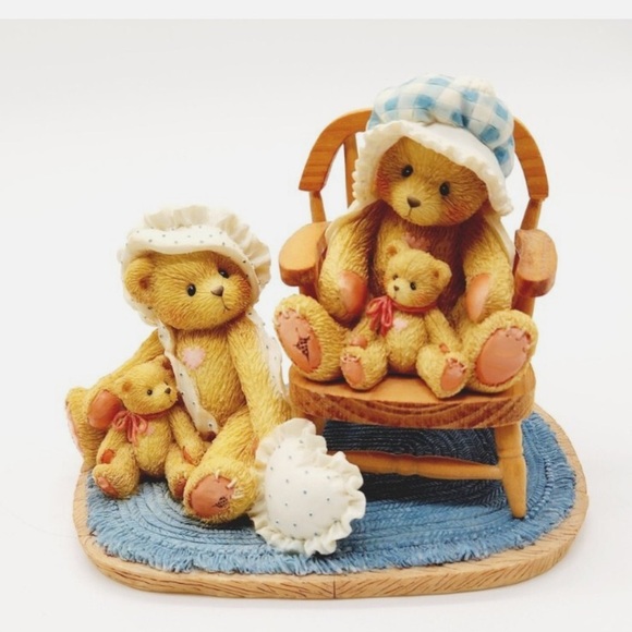 Cherished Teddies Priscilla and Greta Our Hearts Belong To You Figurine 1995 - Picture 1 of 13